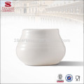Wholesale ceramic coffee set sugar bowl, white sugar kettle